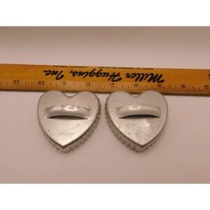 2 Vintage Heart Cookie Cutters